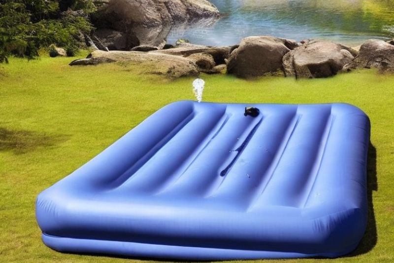 can you fill air mattress with water