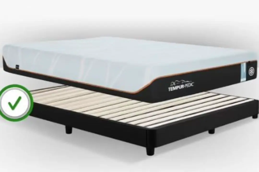 can you put a tempurpedic mattress on slats