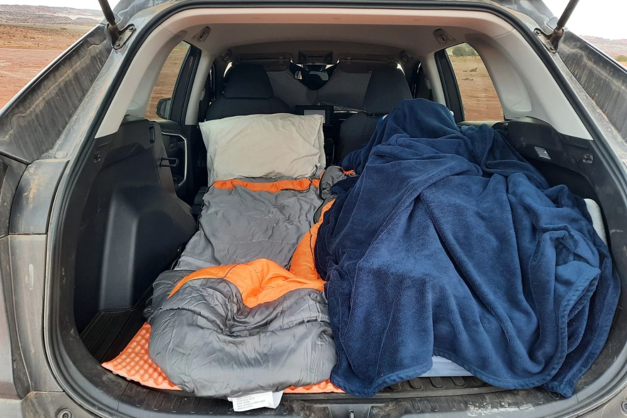 full size mattress in rav4