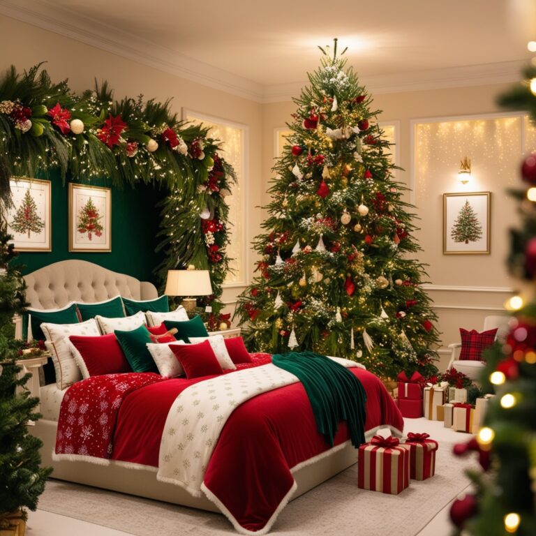 45 Christmas Bedroom Decor Ideas