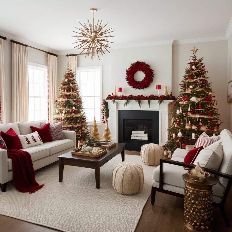 45 Christmas Decor Ideas for Living Room