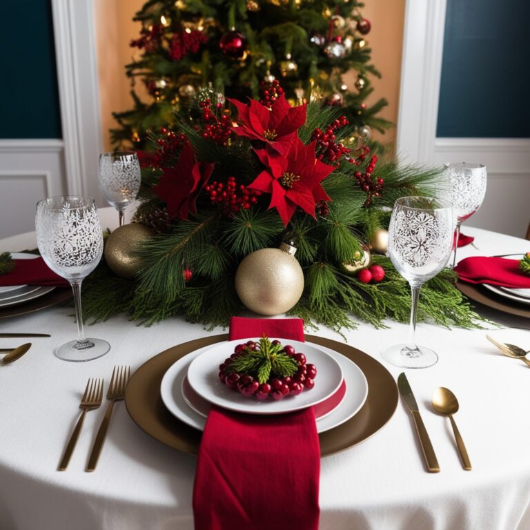 16 Christmas Table Decor Ideas