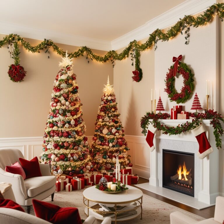 10 Christmas Living Room Wall Decor Ideas
