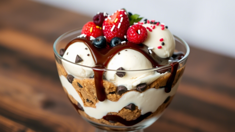 29 Chocolate Chip Cookie Dough Parfait
