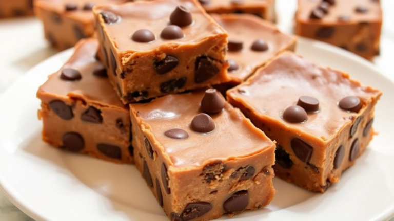 23 Chocolate Chip Fudge Bars