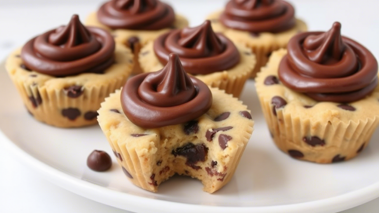 25 Chocolate Chip Cookie Dough Cups