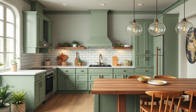 21 Sage Green Kitchen