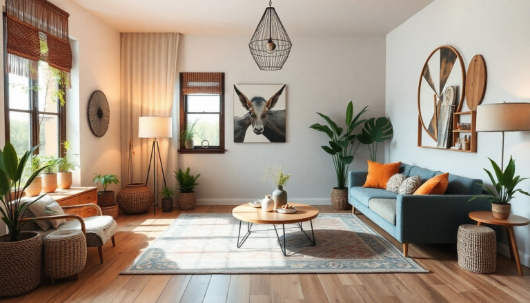 22 Boho Living Room Ideas
