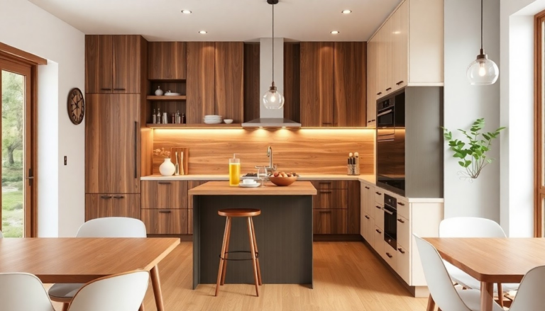 28 Warm Wood Kitchen Ideas