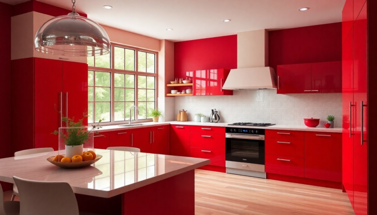 28 Red Kitchen Ideas
