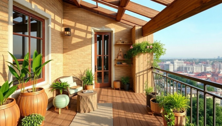26 Rustic Balcony Ideas