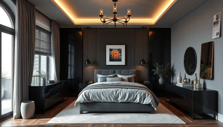24 Bedroom Decor Dark Furniture Ideas