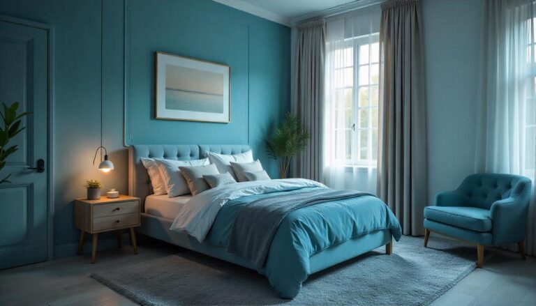 27 Dark Blue Bedroom Ideas