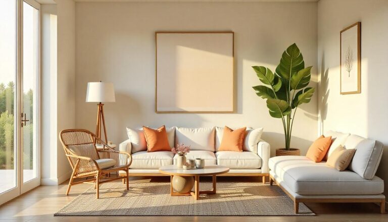 24 Neutral Coastal Living Room Ideas