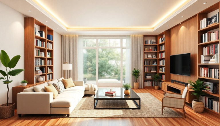 27 Living Room Bookshelves Ideas