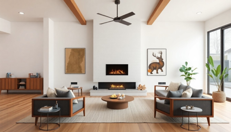 26 Mid-Century Modern Fireplace Ideas