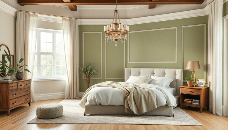26 Sage Green and Cream Bedroom Ideas