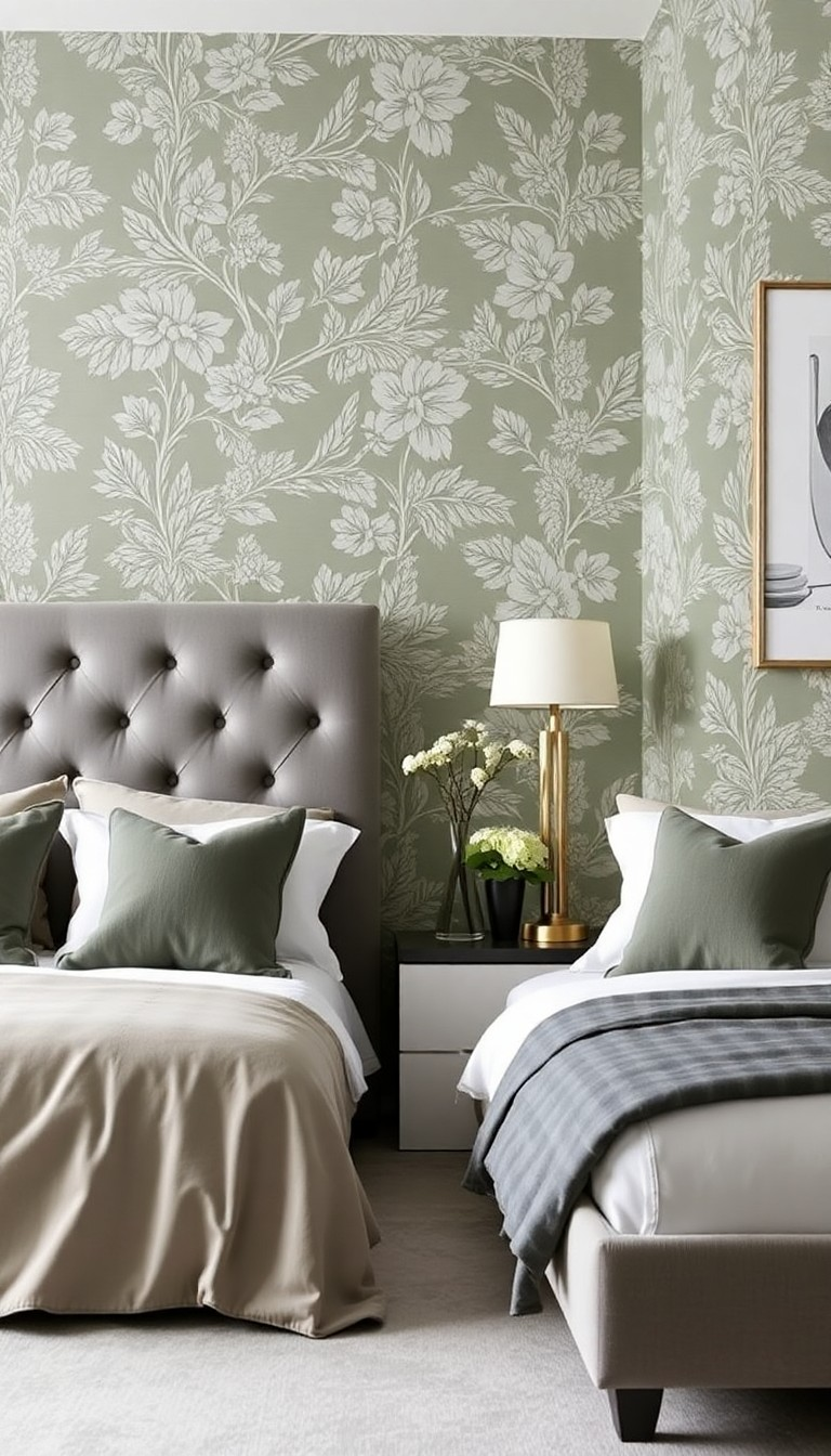 29 Sage Green and Grey Bedroom Ideas » Mattress Vela