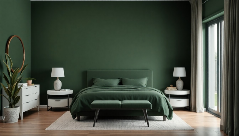 25 Dark Green Bedroom Ideas