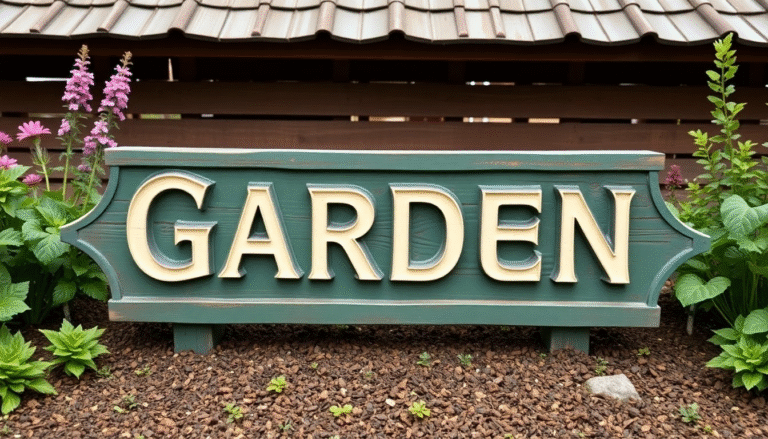 20 Garden Sign Ideas That Speak Volumes Without Saying Too Much