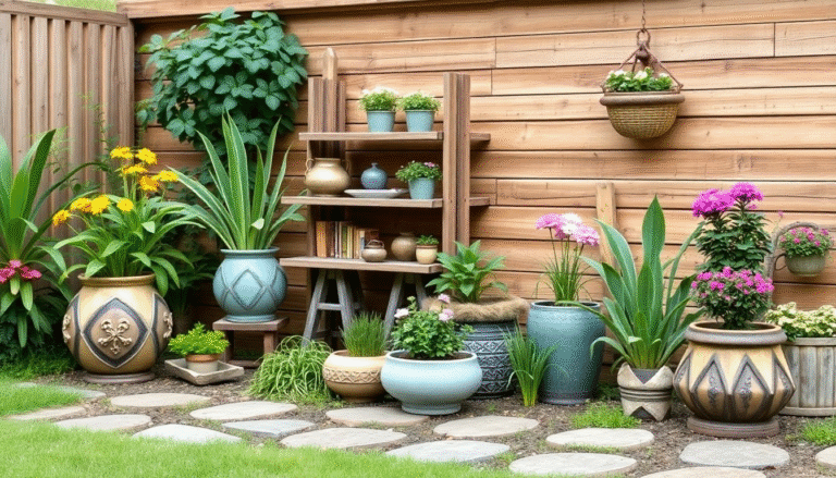 24 Rustic Garden Decor Ideas