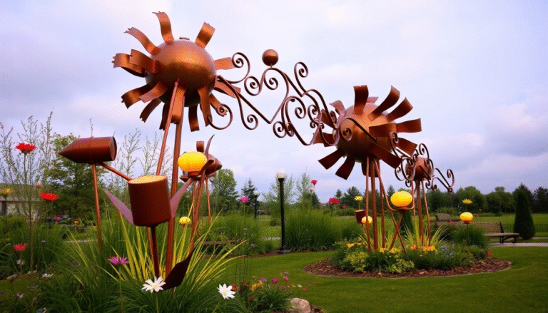 20 Metal Garden Art Ideas