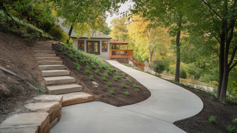 21 Sloped Backyard Landscaping Ideas