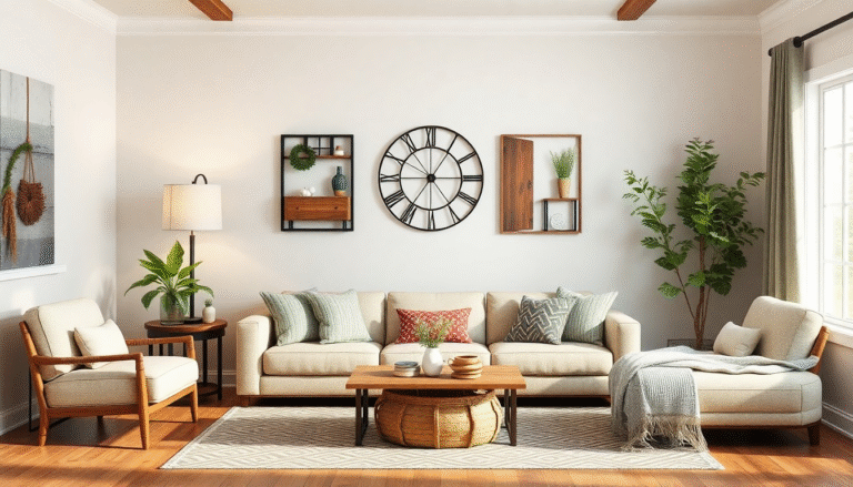 18 Farmhouse Living Room Wall Decor Ideas