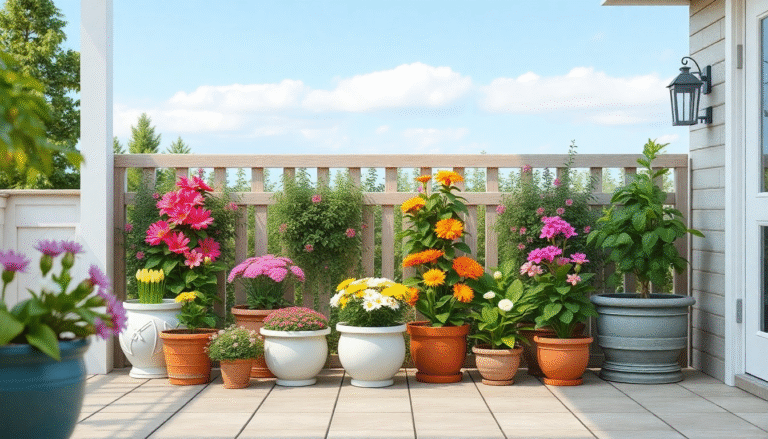 19 Potted Flowers for Patio Ideas