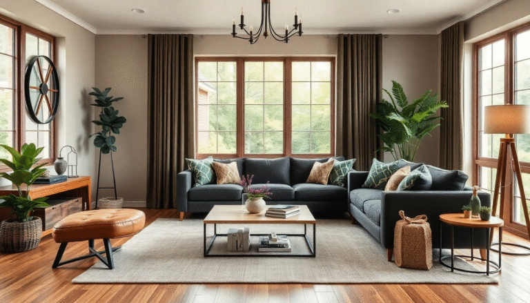 16 Brown and Green Living Room Ideas That Feel Grounded, Stylish, and Surprisingly Chic