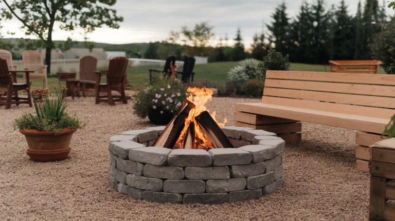 19 Fire Pit Ideas for a Backyard on a Budget