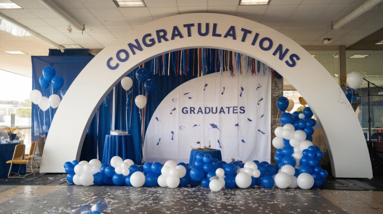 20 Graduation Party Backdrop Ideas