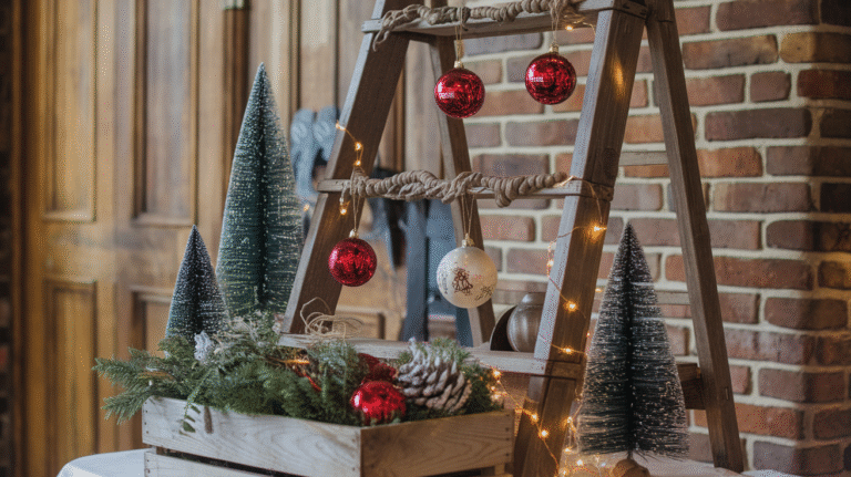 24 Christmas Entryway Table Decor Ideas