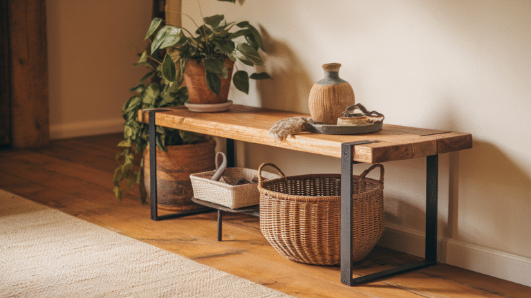 28 Entryway Bench Decor Ideas