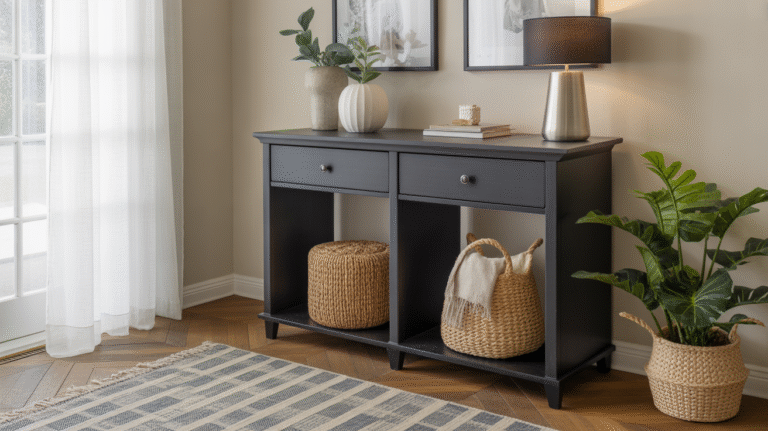 24 Black Entryway Table Ideas