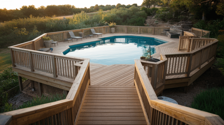 21 Pool Decks for Above Ground Pools Ideas