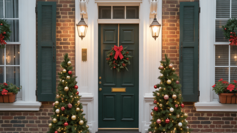 24 Apartment Door Christmas Decor Ideas