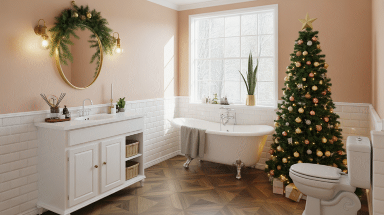 21 Bathroom Christmas Decor Ideas