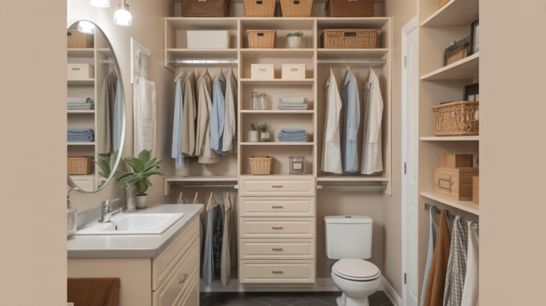 24 Bathroom Closet Organization Ideas