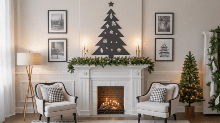 22 Black and White Christmas Decor Ideas