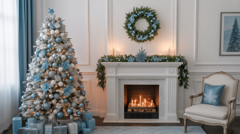 26 Blue and Silver Christmas Decor Ideas