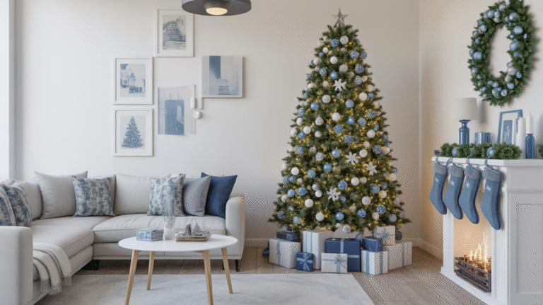 23 Blue Christmas Decor Ideas