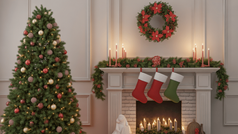 26 Christmas Decor Background Ideas to Make Your Space Insta-Worthy This Holiday