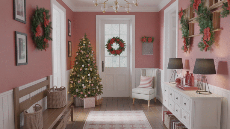 26 Christmas Decor Hallway Ideas: Turn Your Entryway Into a Festive Wonderland