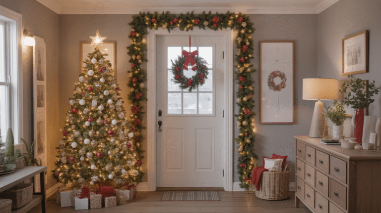 22 Christmas Decor Ideas for Entryway: Make Your Holiday Entrance Unforgettable