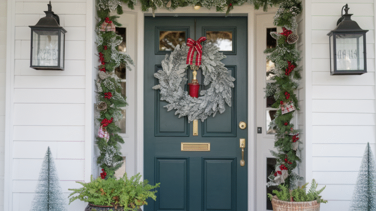 27 Christmas Decor Ideas for Front Door