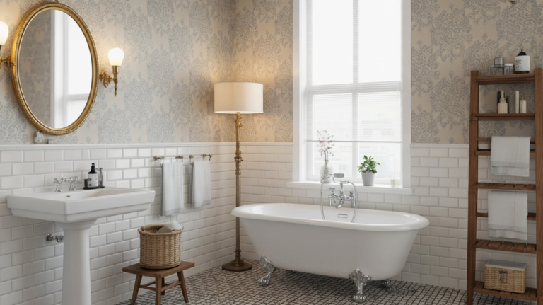 24 Bathroom Wallpaper Ideas