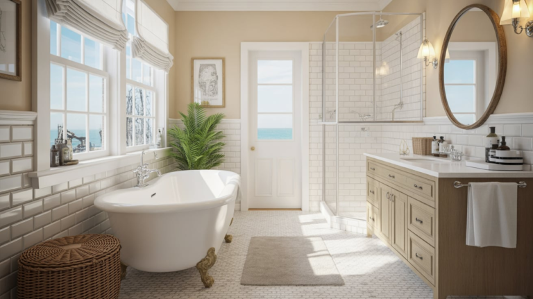 27 Coastal Bathroom Ideas